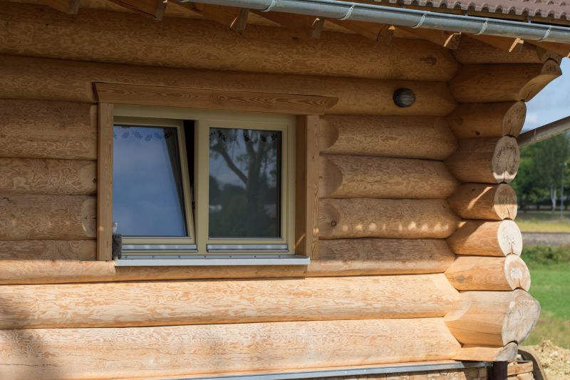 Log Home with Protective Finish