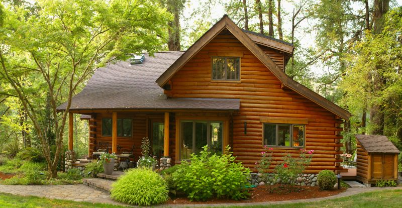 Products For Log Home Stainings in use